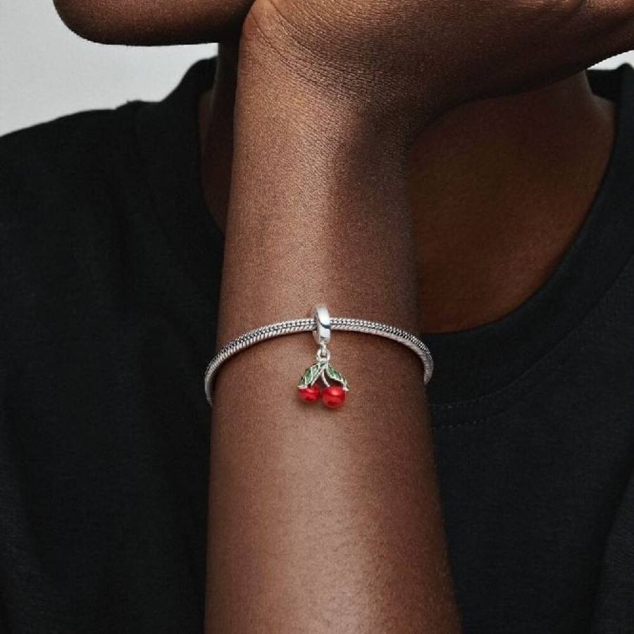 Asymmetrisk Kirsebær Frukt Dingle Sjarmerer Pandora