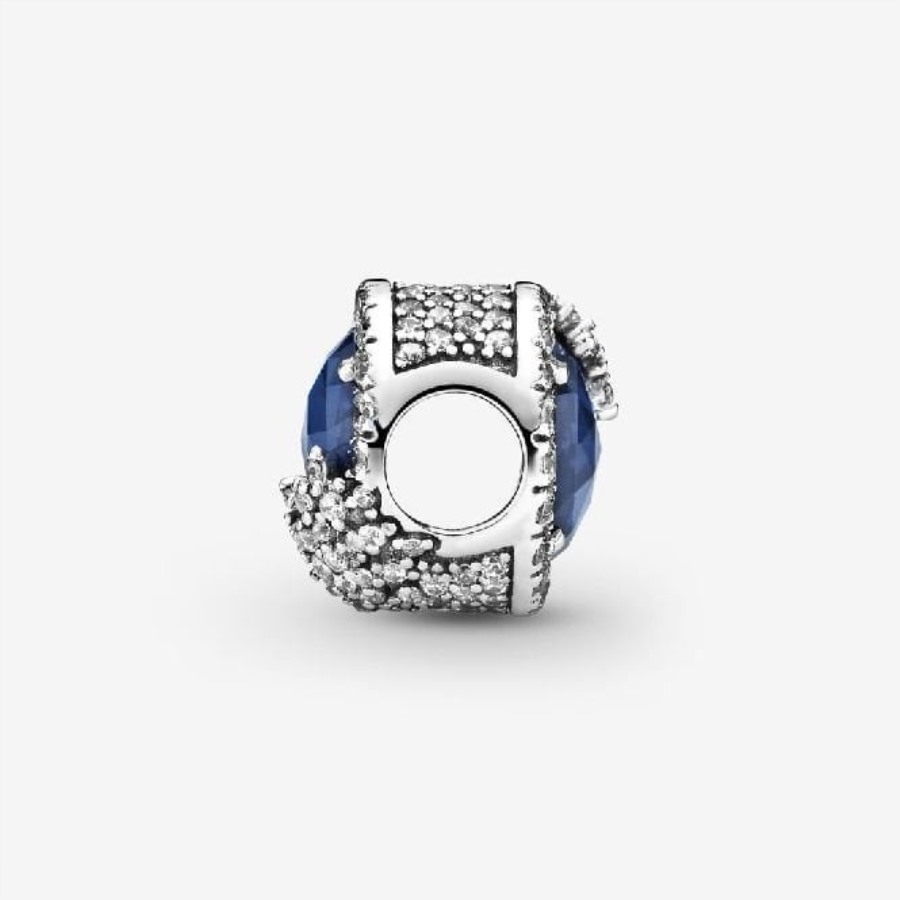 Blå Blendende Snøfnugg Sjarmerer Pandora