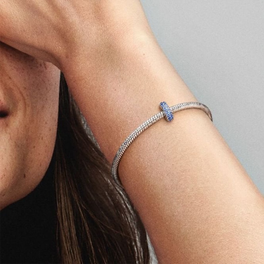 Blå Sparkle Spacer Sjarmerer Pandora