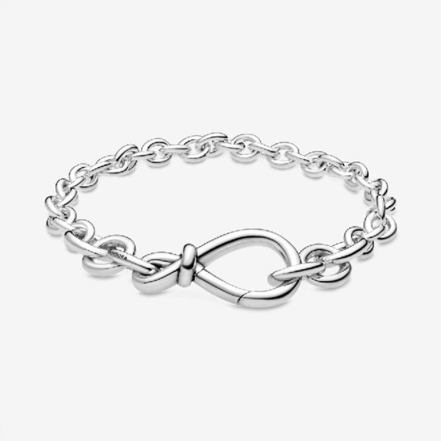 Chunky Infinity Knute Kjede Pandora Merke Armbånd