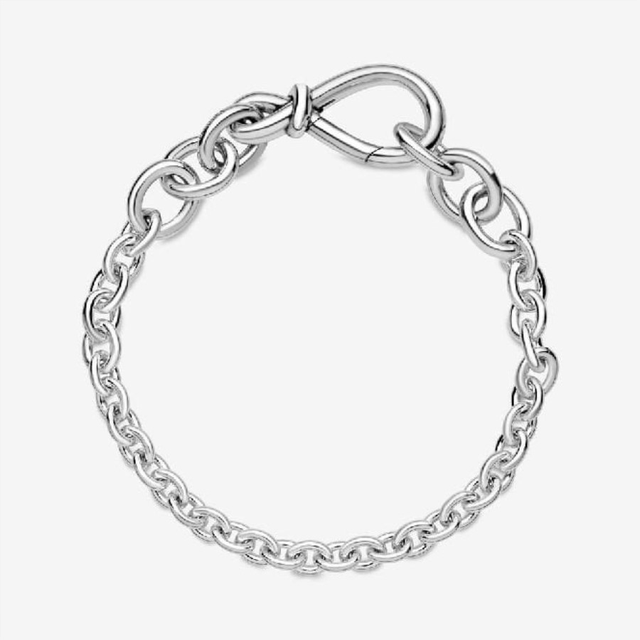 Chunky Infinity Knute Kjede Pandora Merke Armbånd