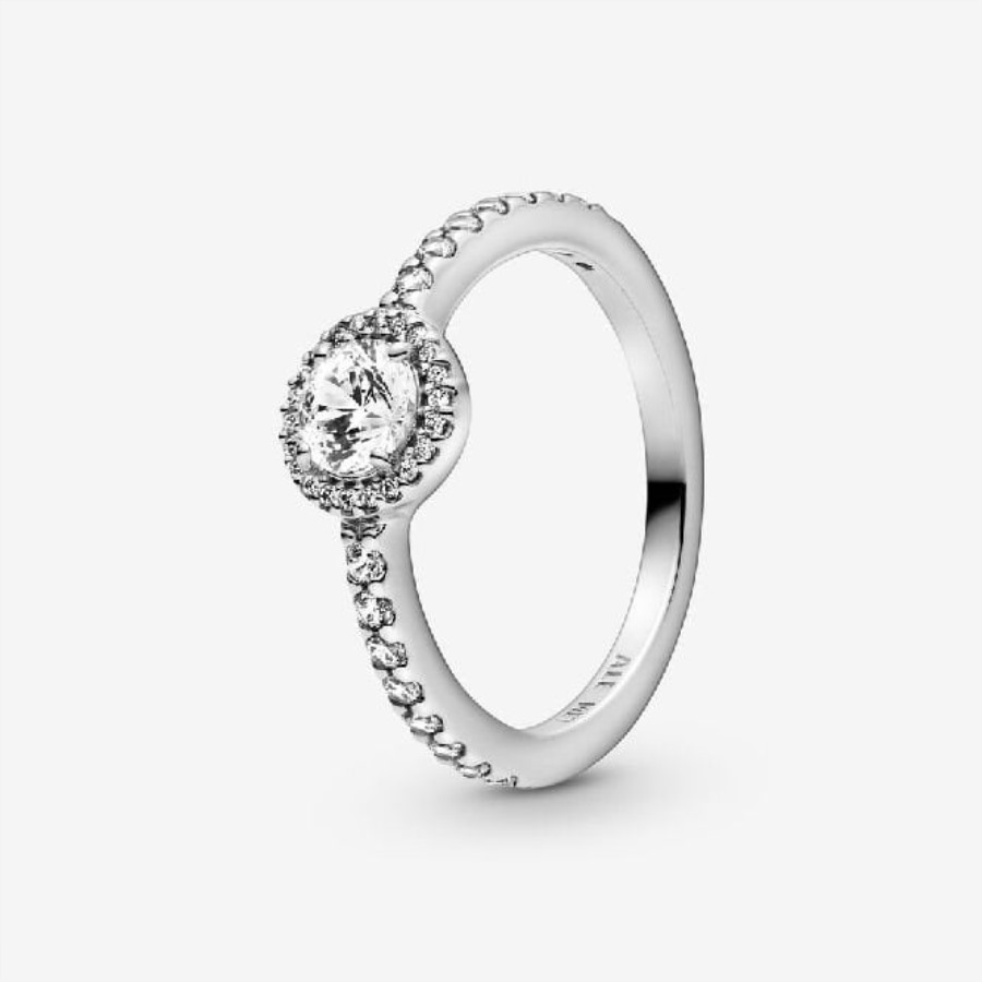 Klassisk Sparkle Pandora Halo Ring