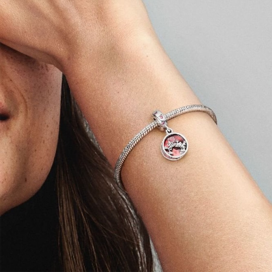 Disney Mickey Mouse & Minnie Mouse Kjærlighet Og Kyss Dingle Sjarmerer Pandora