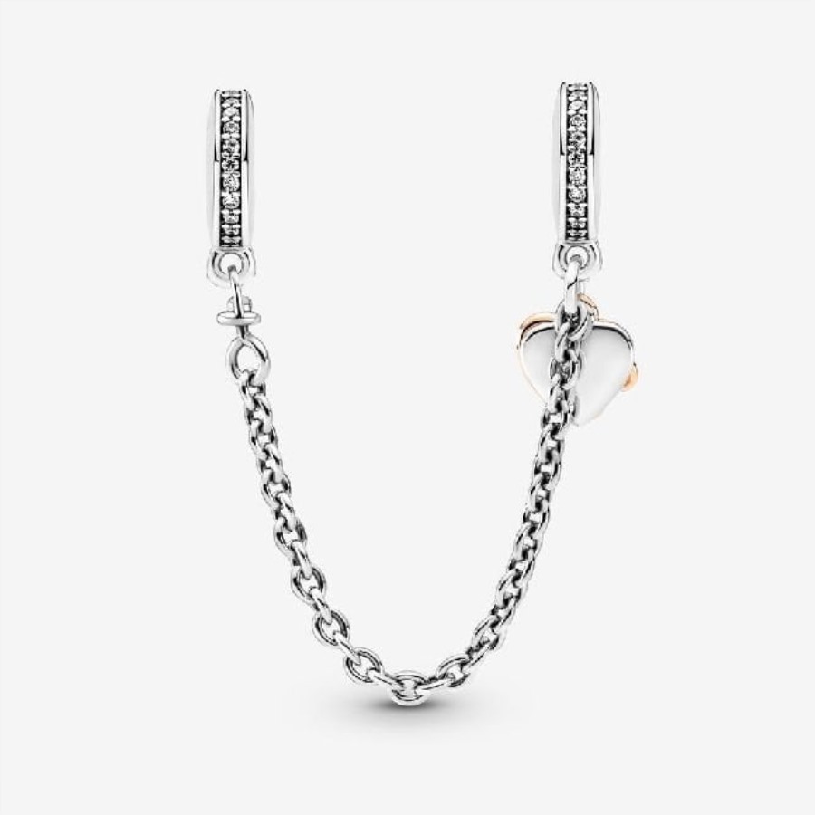 Familiehjerte Sikkerhetskjede Sjarm Pandora