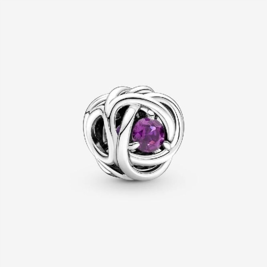 Februar Birthstone Evighetssirkel Sjarmerer Pandora