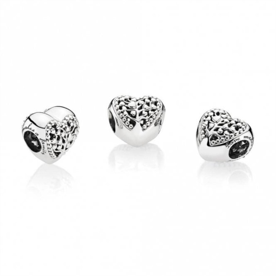 Blomstrende Hjerter Familietre Hjerte Sjarm Pandora