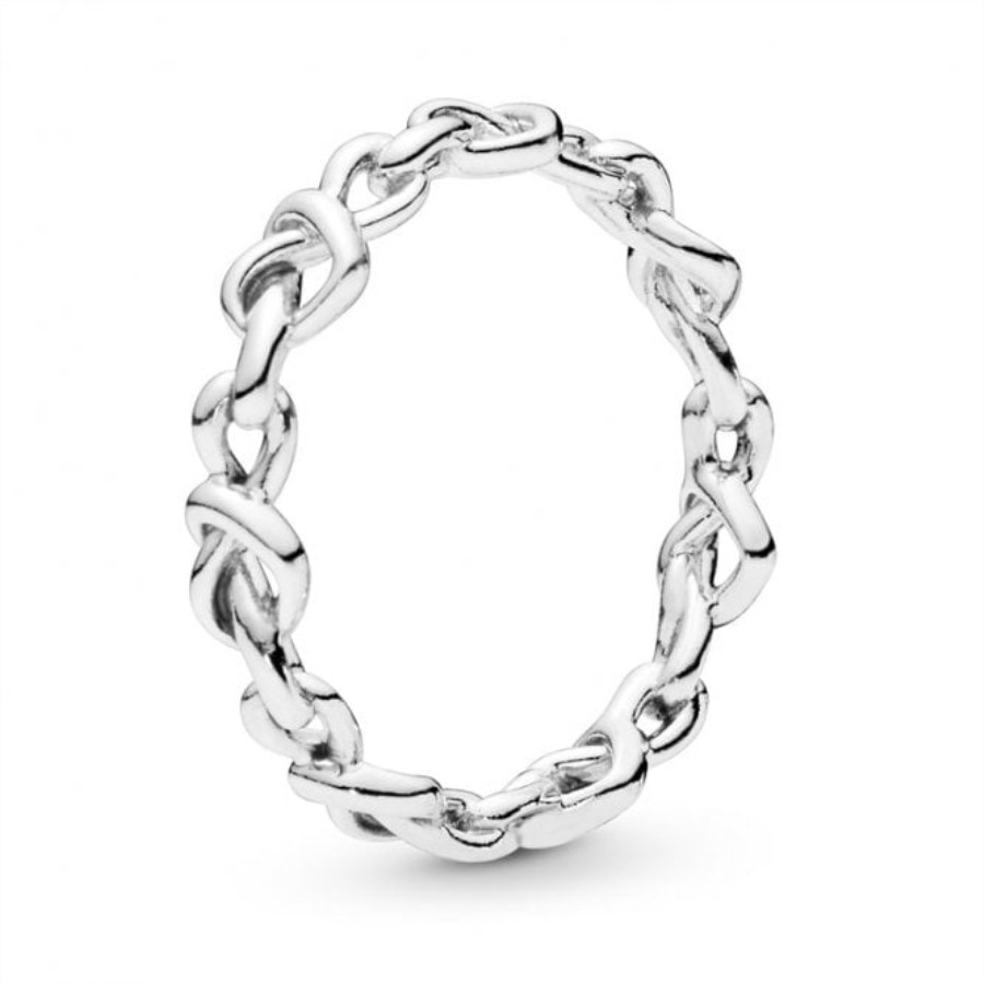 Knutede Hjerter Merke Pandora Ring