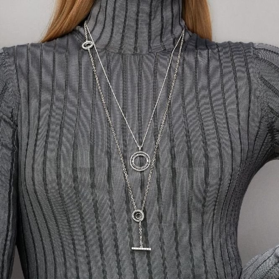 Logo Sirkel Halskjede Pandora