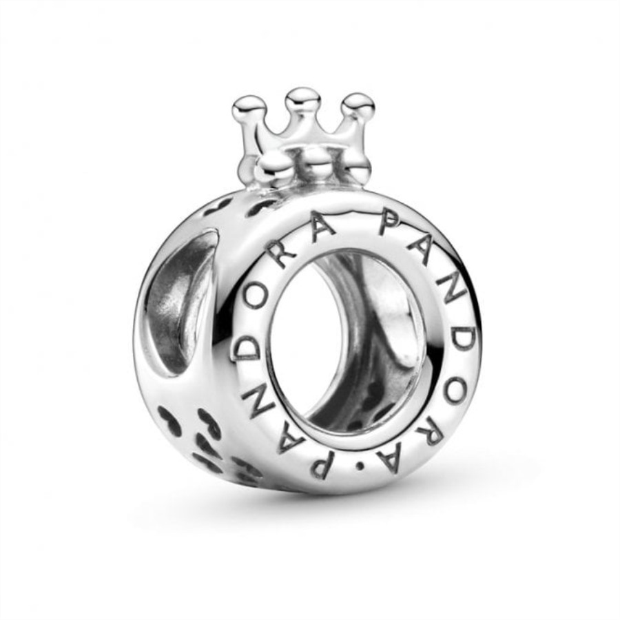 Logo Og Liten Krone O Charms Pandora