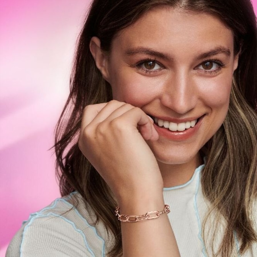 Me Rose Gull Lenke Pandora Armbånd