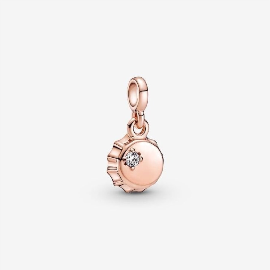 Me Rose Gold Lucky Flaskehette Mini Dangle Pandora