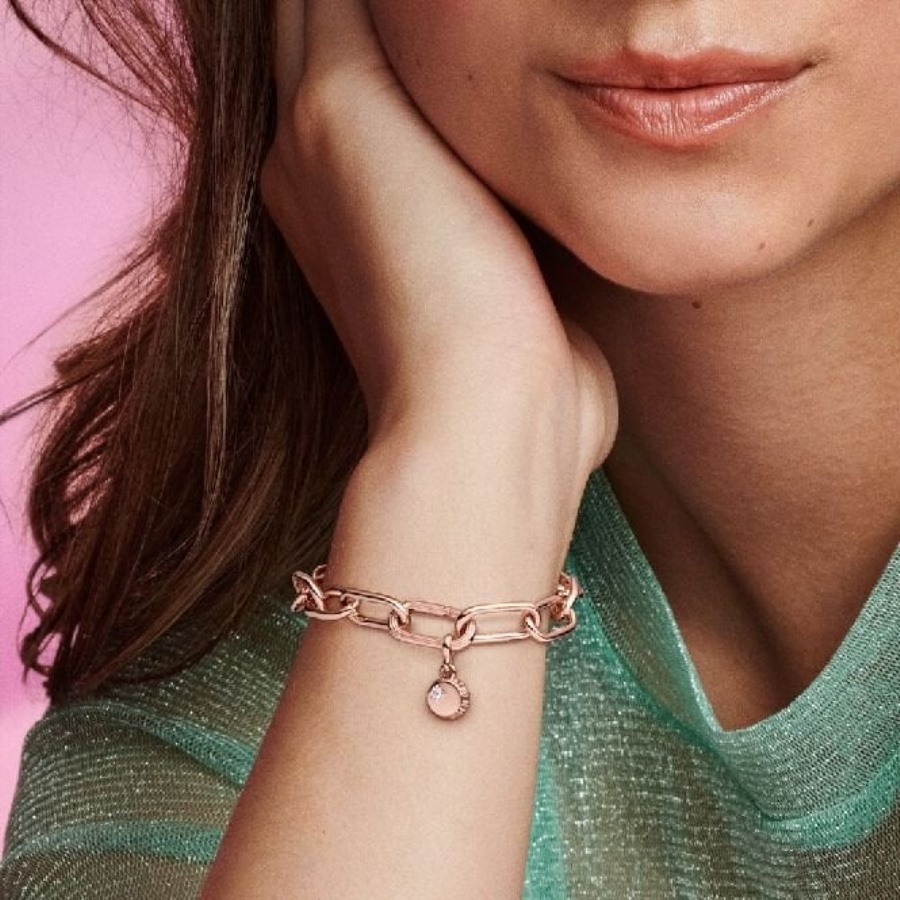 Me Rose Gold Lucky Flaskehette Mini Dangle Pandora