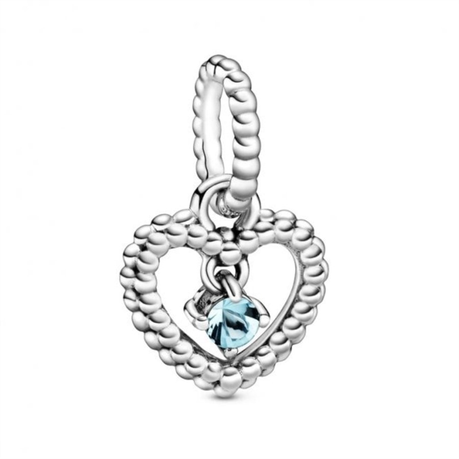 Mars Birthstone Hjerte Sjarmerer Pandora