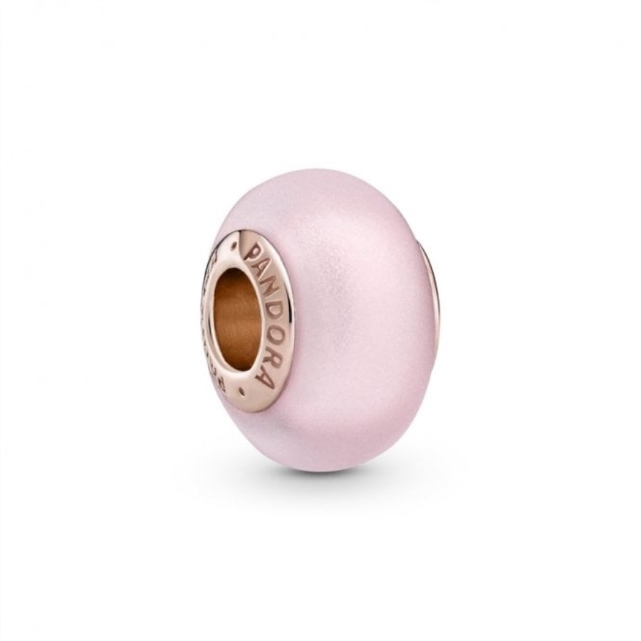 Matt Rosa Murano Glass Sjarmerer Pandora