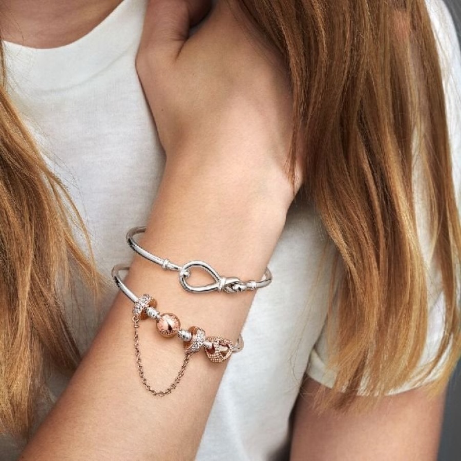 Moments Bangle Pandora Merke Med Roselås