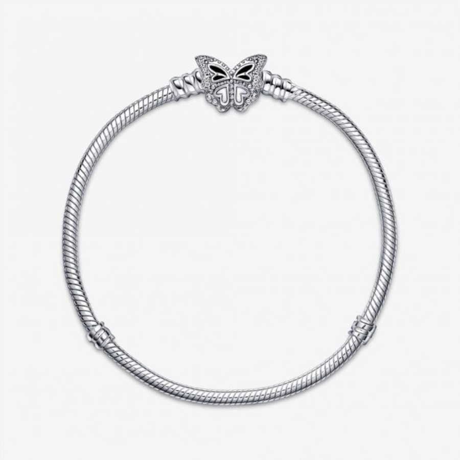 øyeblikk Sommerfuglspenne Slange Kjede Armbånd Pandora