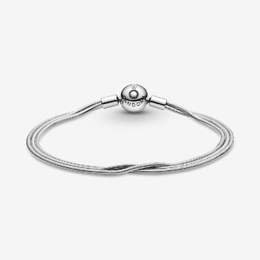 øyeblikk Multi Slange Pandora Kjede Armbånd