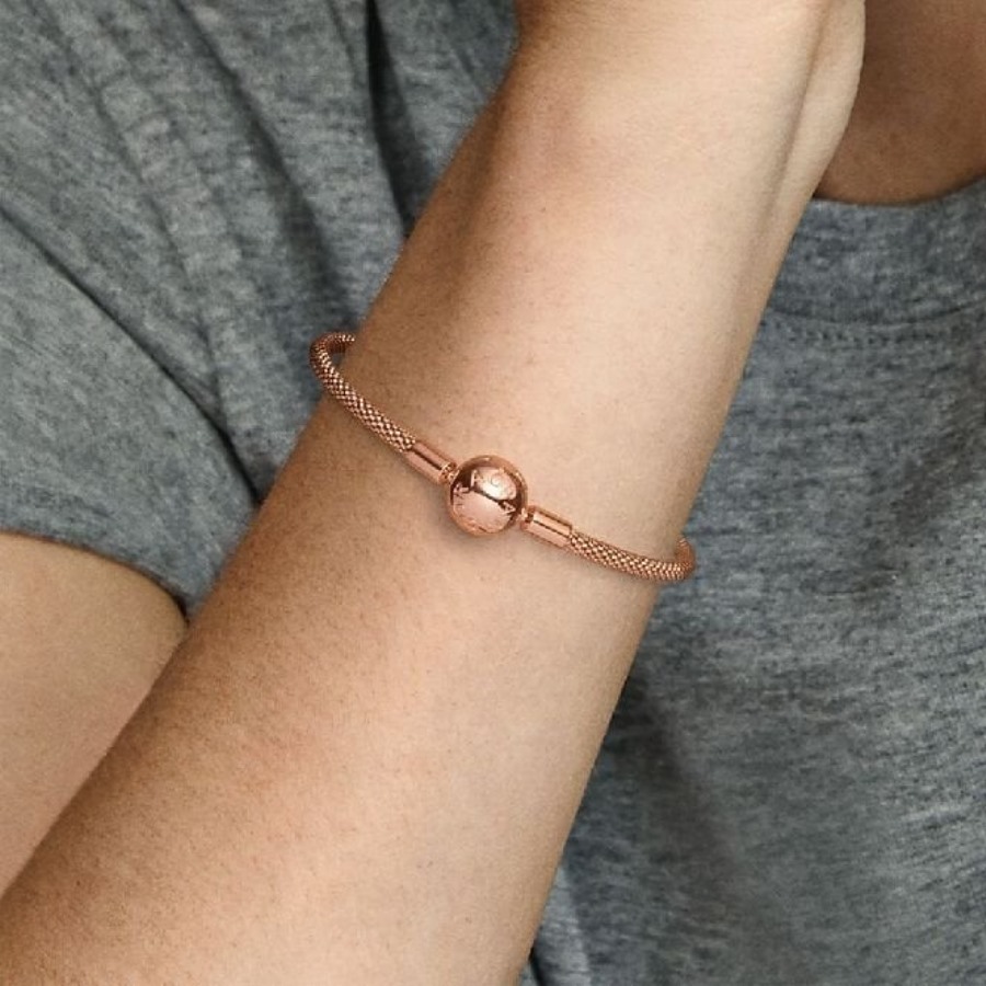 øyeblikk Pandora Rose Mesh Armring