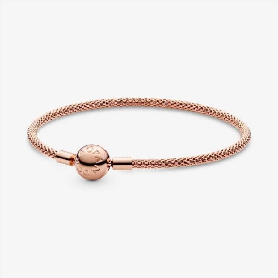 øyeblikk Rose Mesh Armring Pandora