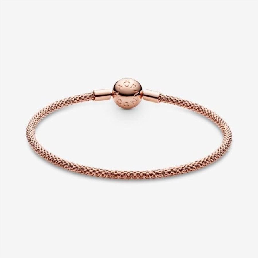 øyeblikk Rose Mesh Armring Pandora