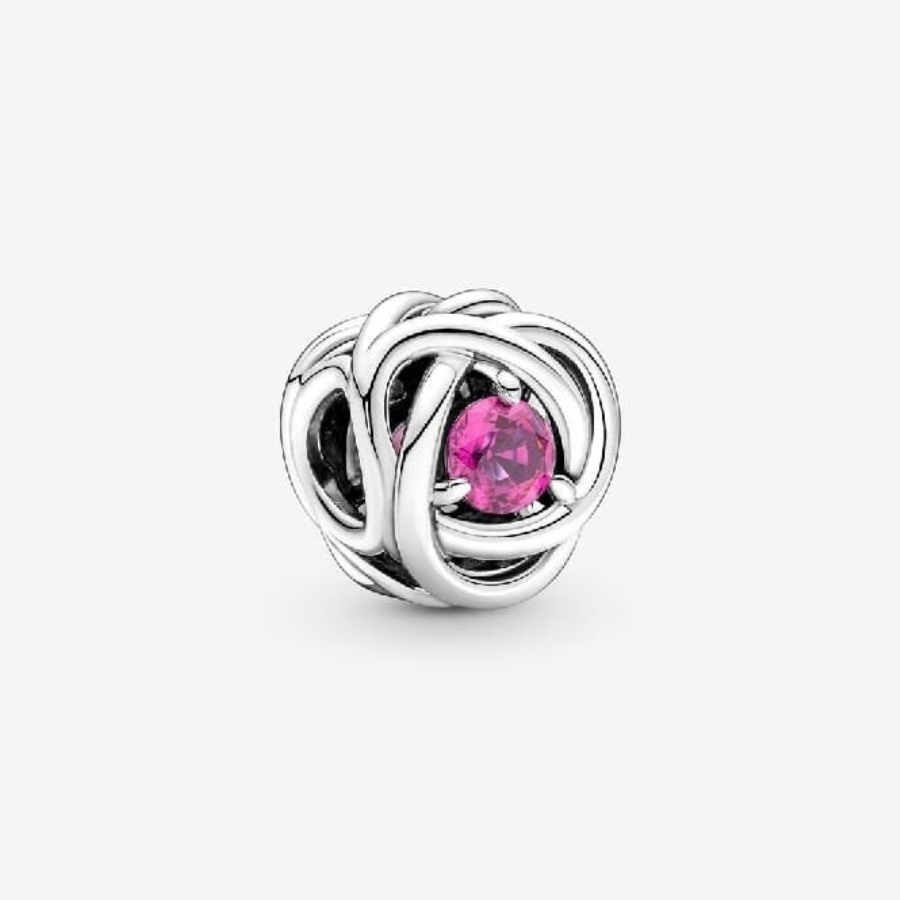 Oktober Birthstone Evighetssirkel Sjarmerer Pandora