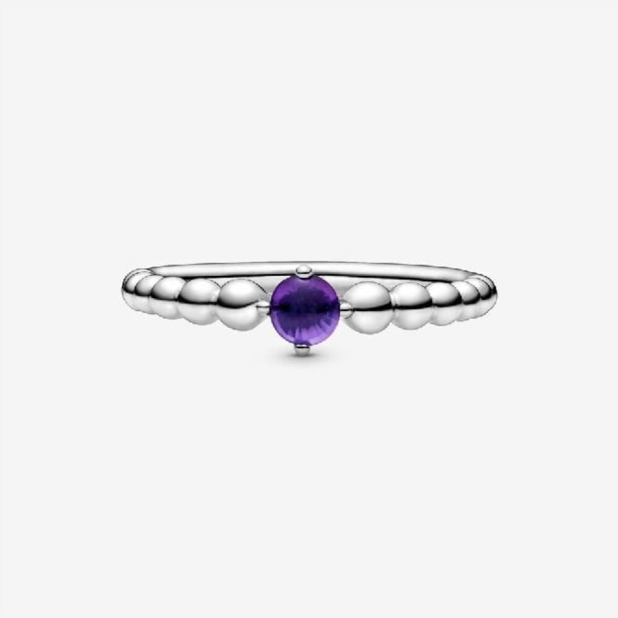 Pandora Februar Birthstone Perlering