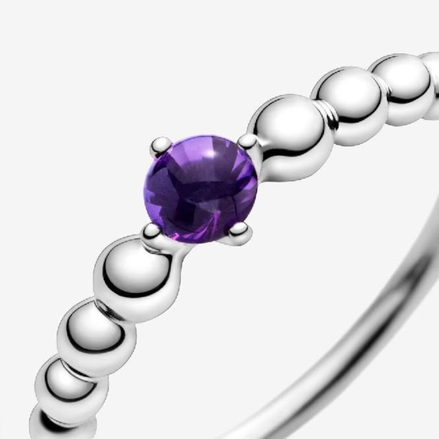 Pandora Februar Birthstone Perlering