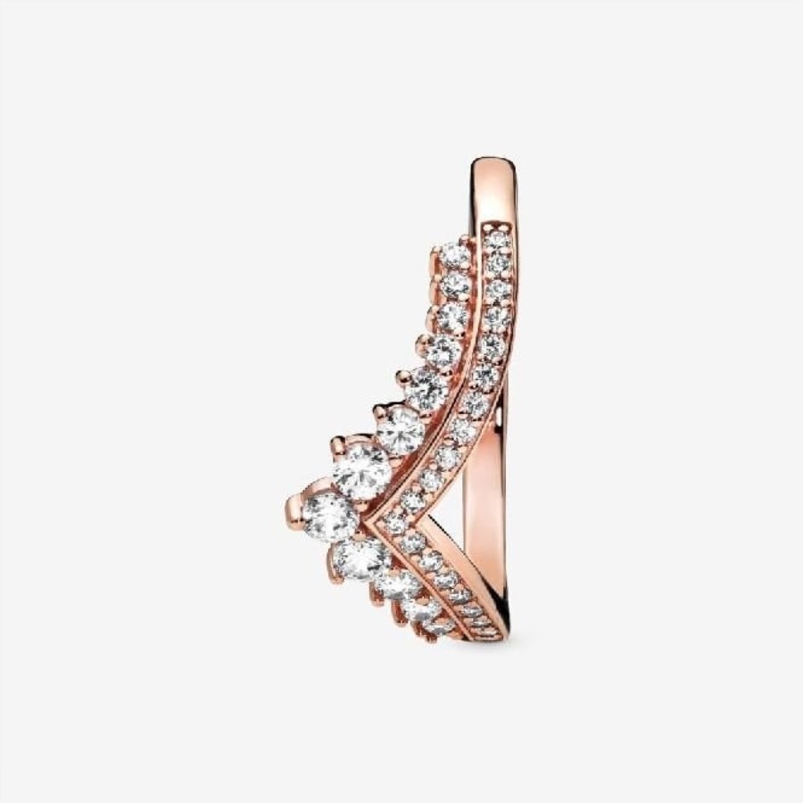 Pandora Rose Prinsesse Wishbone Ring