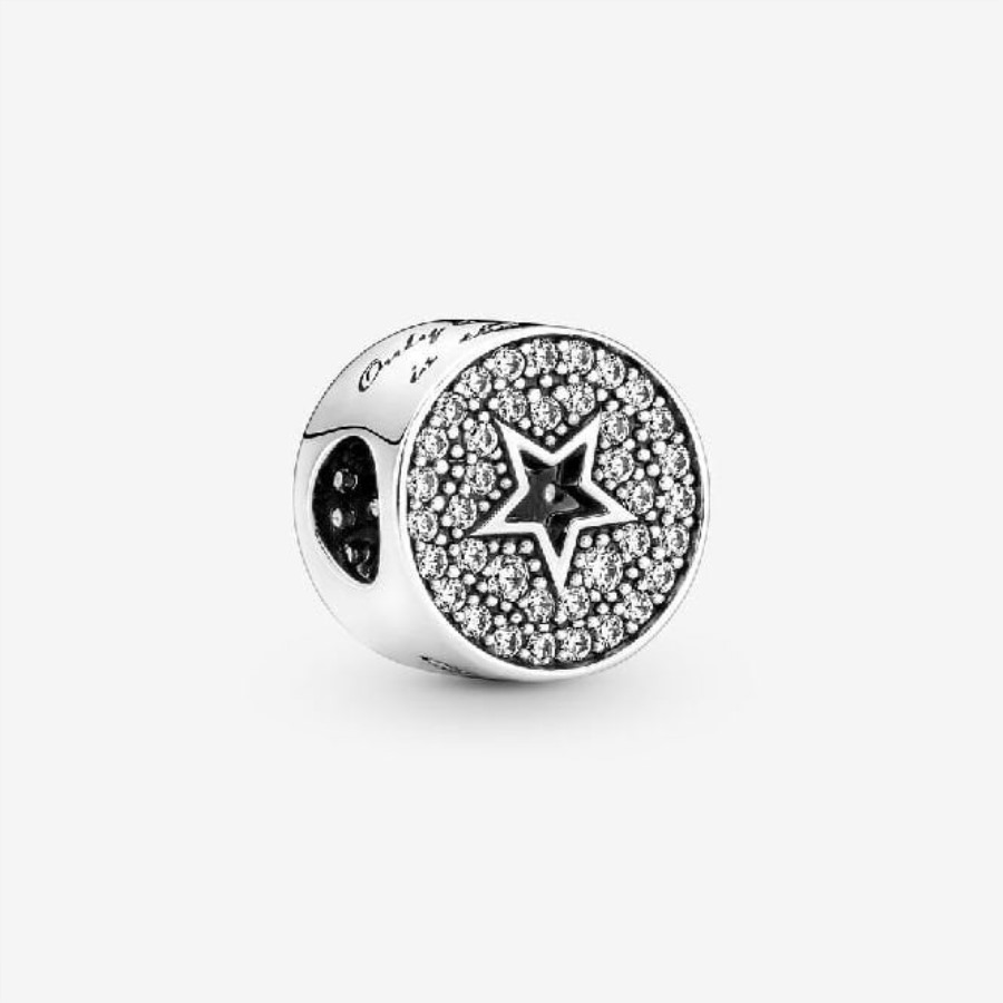 Pave & Star Gratulerer Charms Pandora