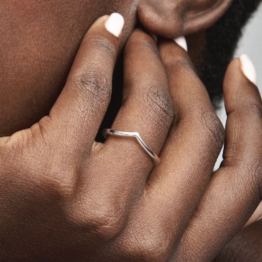 Polert Pandora Wishbone Ring