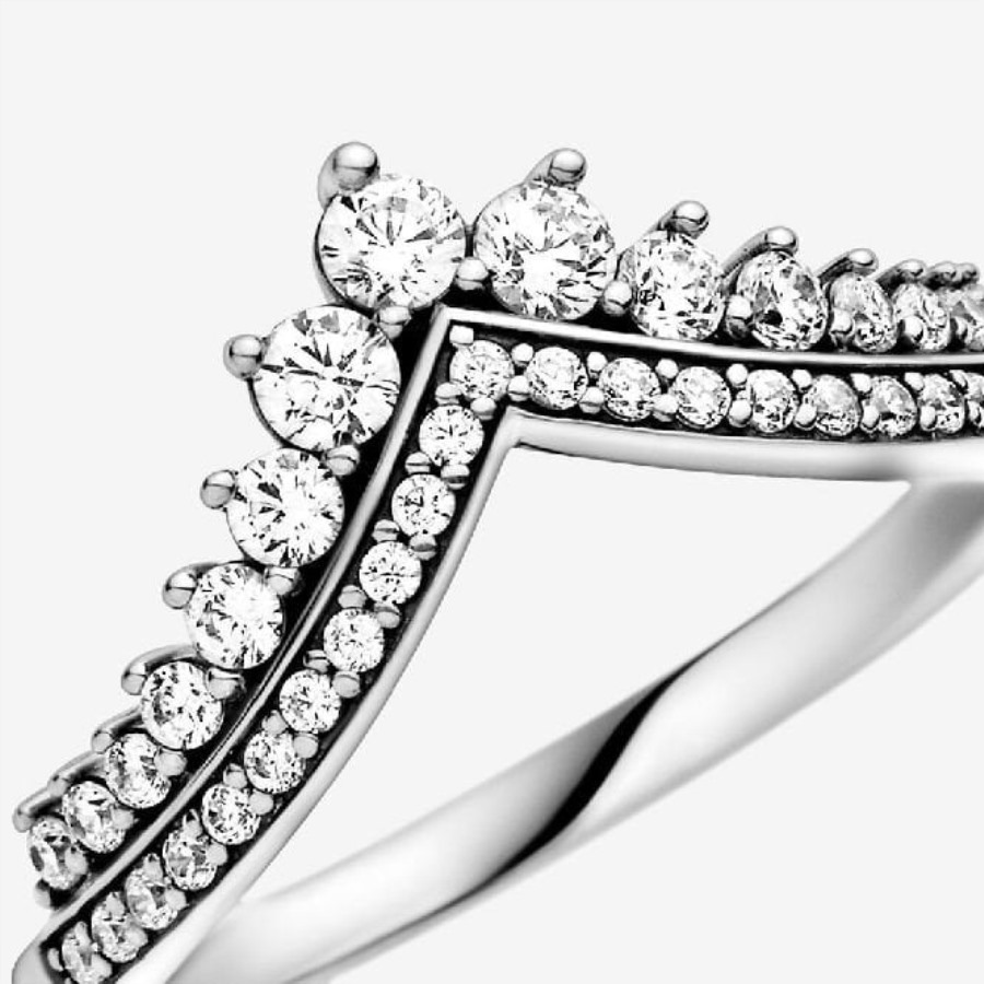 Prinsesse Wishbone Ring Pandora