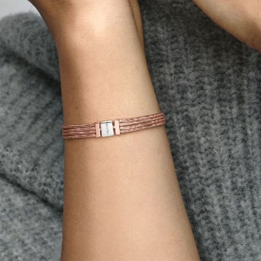 Refleksjoner Multi Slange Kjede Pandora Armbånd