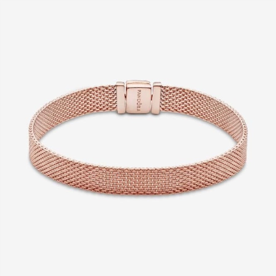 Refleksjoner Rose Mesh Armbånd Merke Pandora