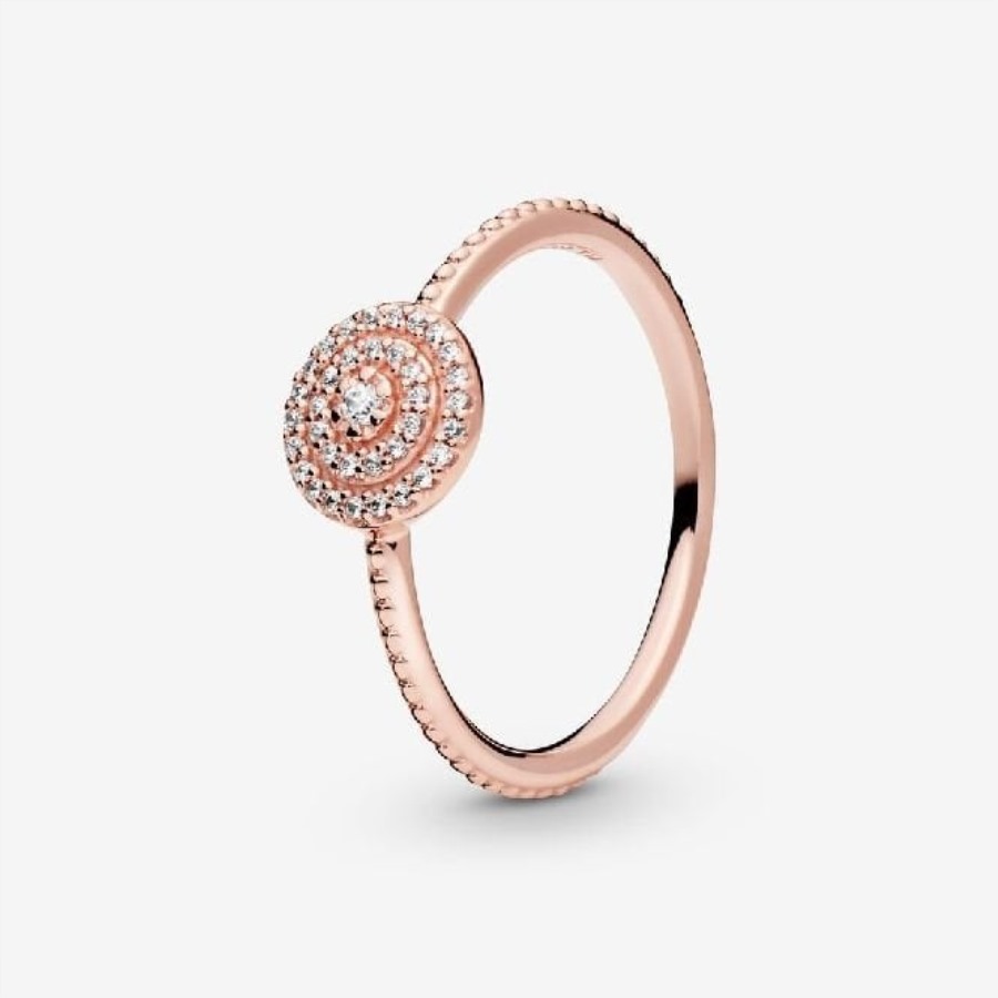 Rose Elegant Sparkle Ring Pandora