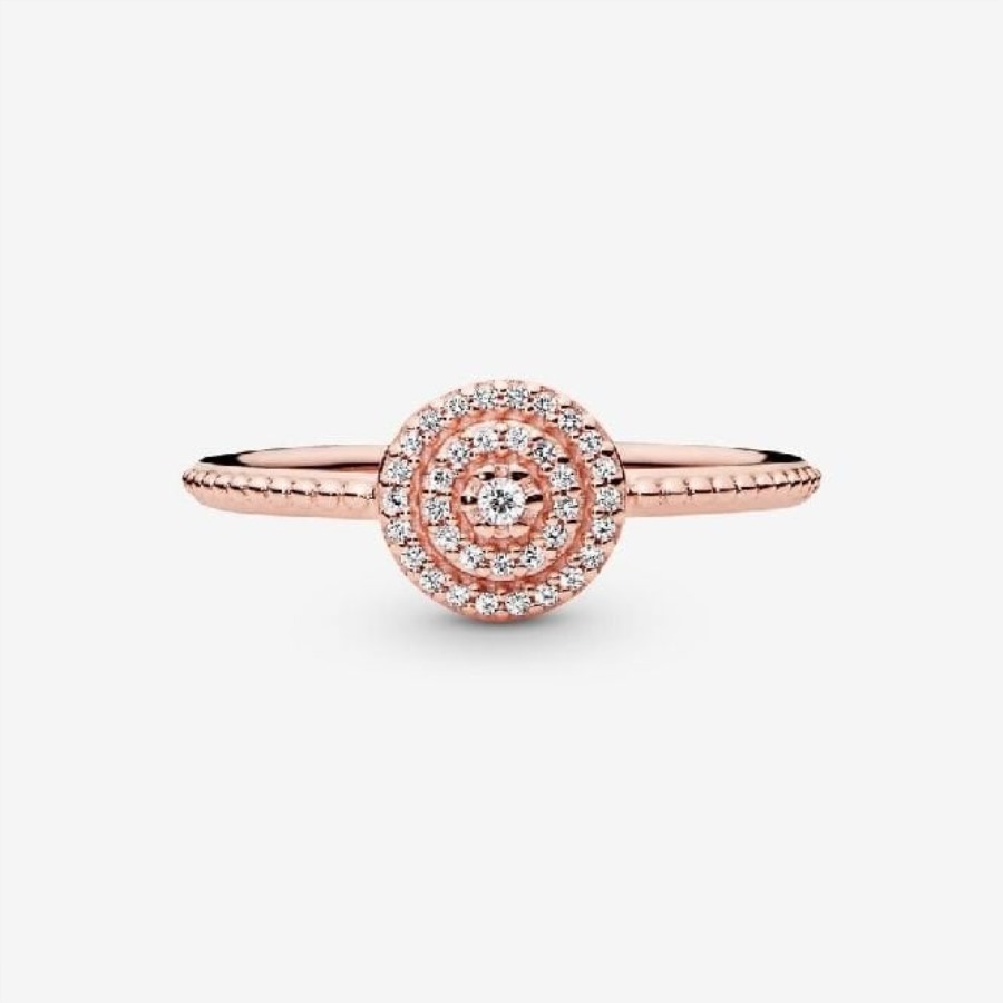 Rose Elegant Sparkle Ring Pandora