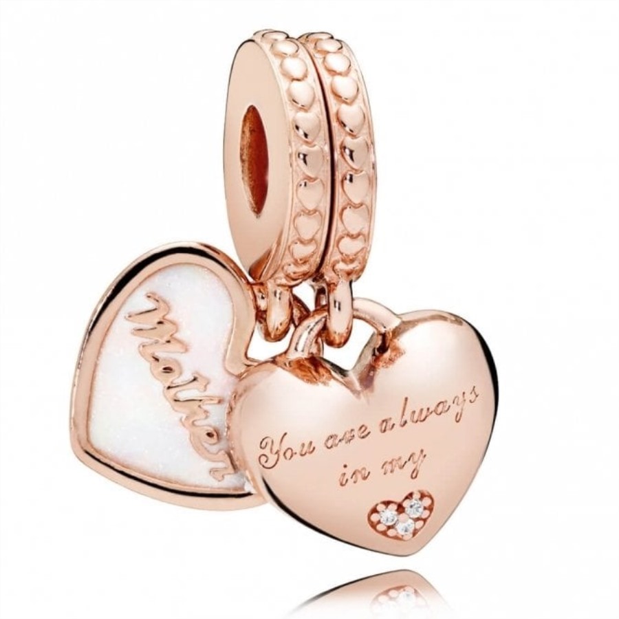 Rose Mor Og Datter Hjerter Dingle Sjarm Pandora