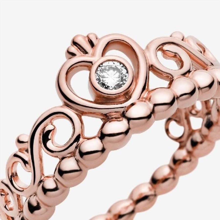 Rose Princess Pandora Merke Tiara Ring