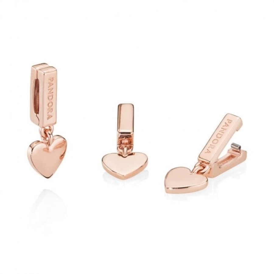 Rose Refleksjoner Flytende Hjerte Sjarmerer Pandora