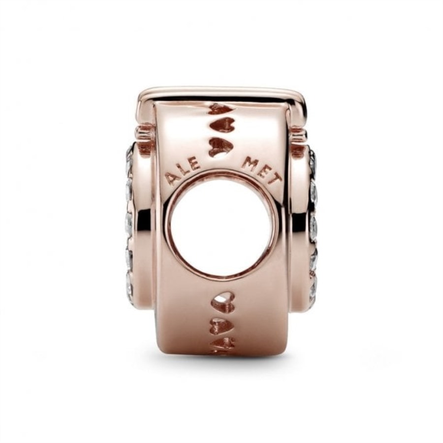 Rose Signatur åpent Senter Pave Krone Eller Sjarm Pandora