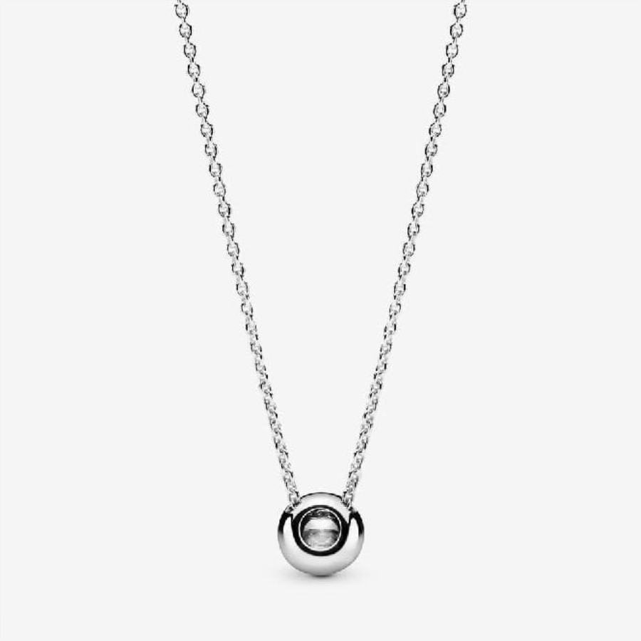 Rund Gnistre Glorie Halskjede Pandora