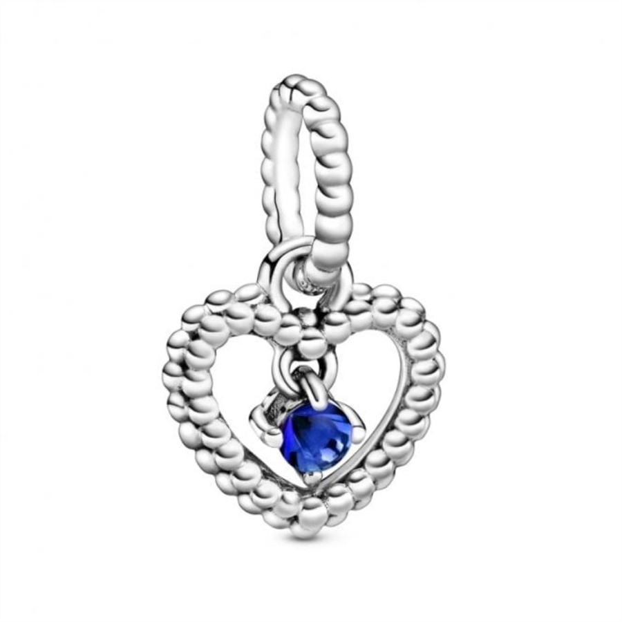 September Birthstone Hjerte Sjarmerer Pandora