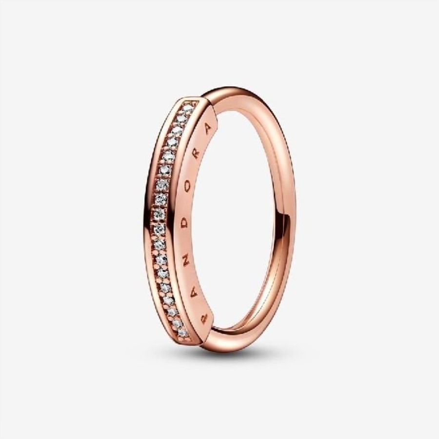 Signatur Rose I-d Pave Ring Pandora