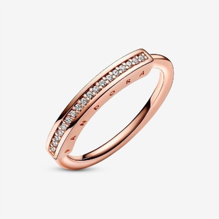 Signatur Rose I-d Pave Ring Pandora