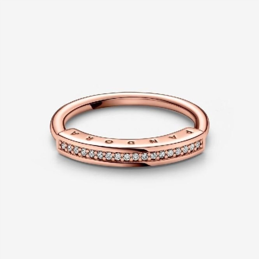 Signatur Rose Pandora I-d Pave Ring