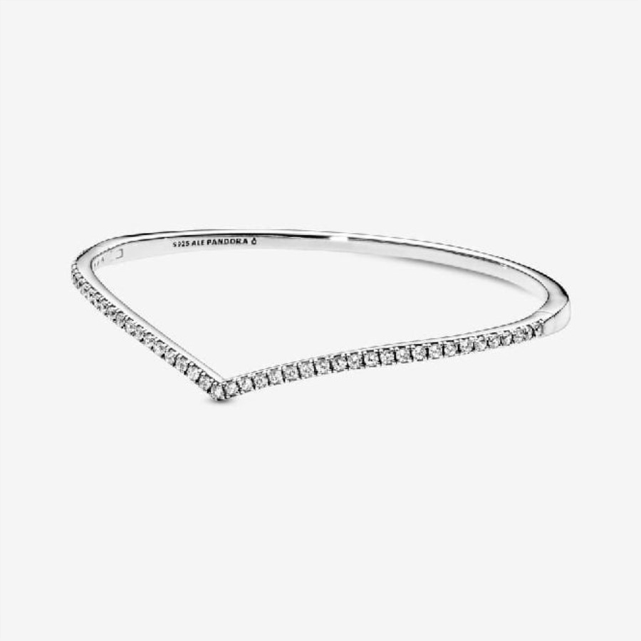 Glitrende Merke Pandora Wishbone Armring