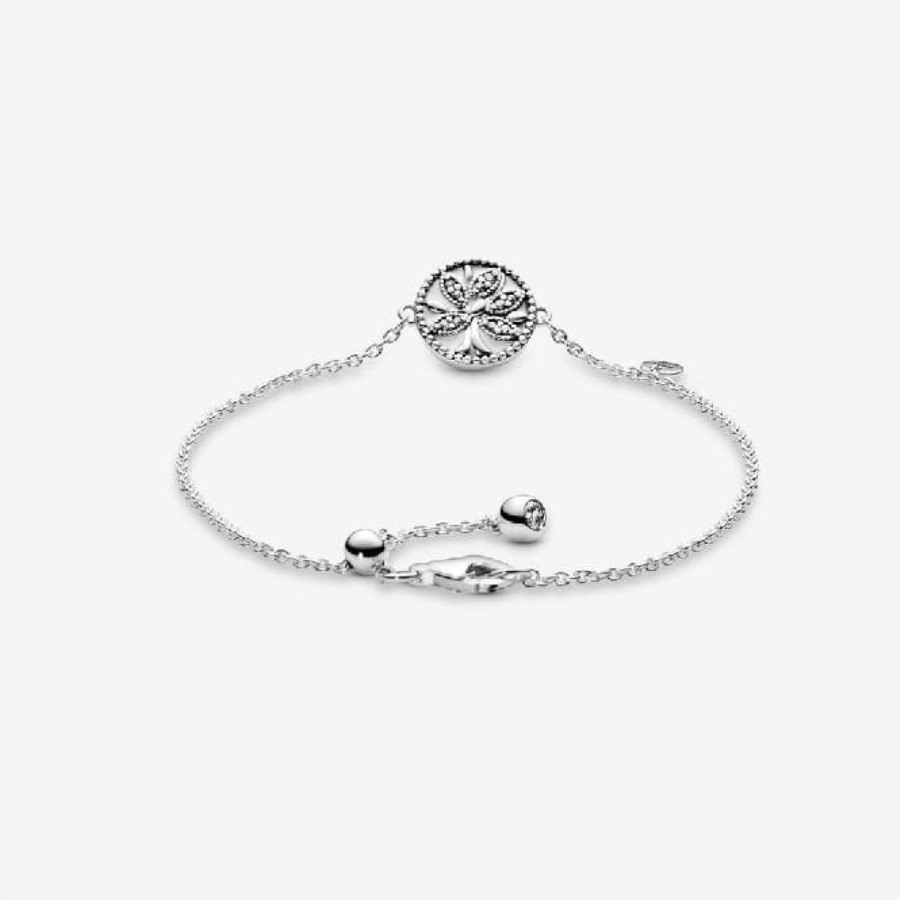 Glitrende Pandora Familietre Armbånd