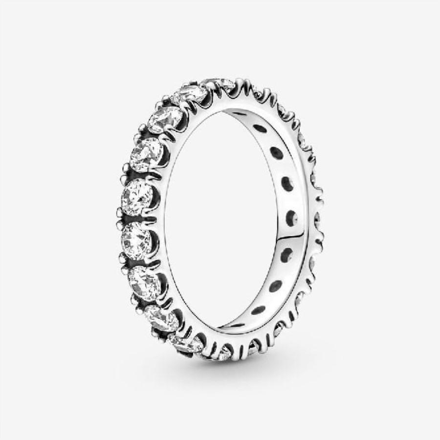 Glitrende Rad Evighet Pandora Ring