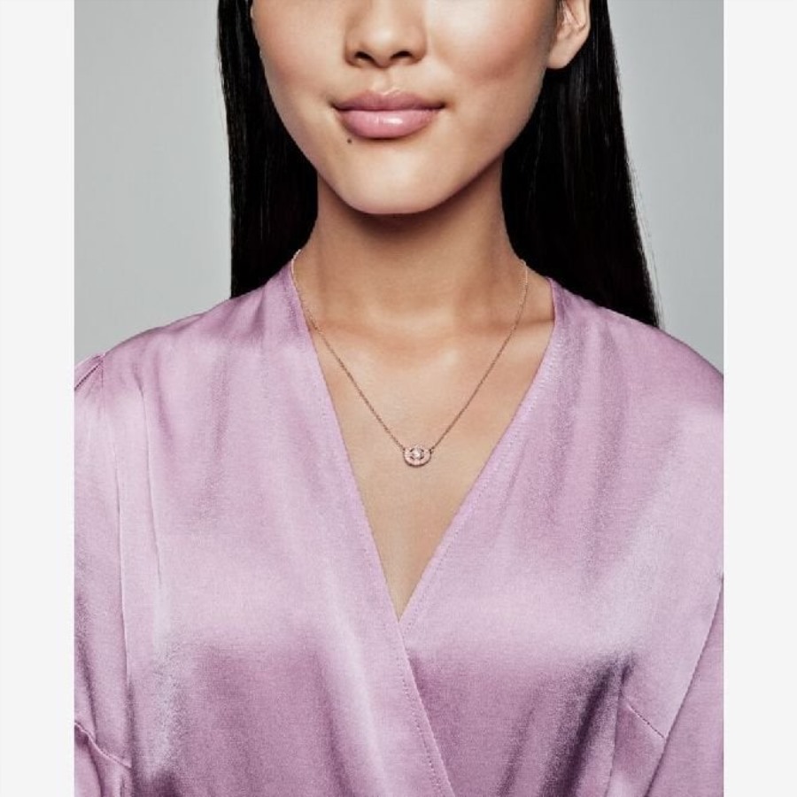 Vintage Sirkel Collier Halskjede Pandora