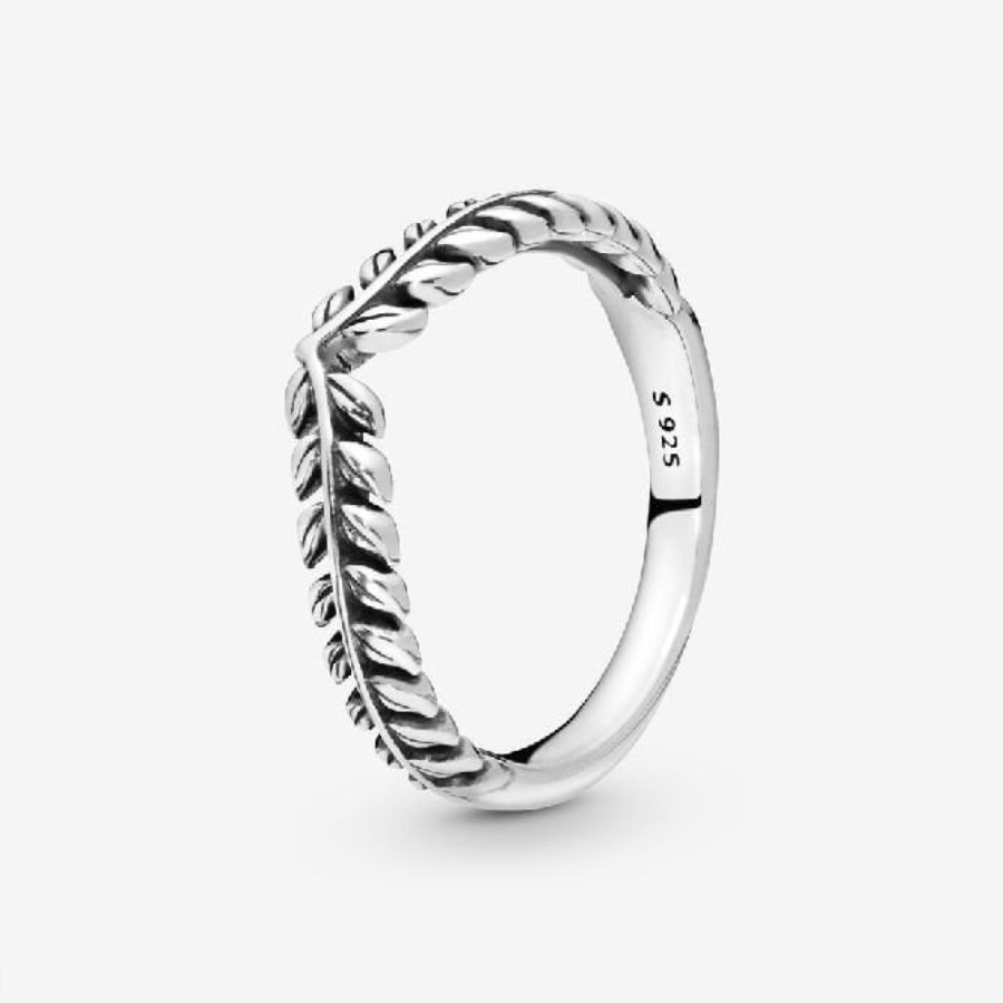 Hvete Pandora Korn Wishbone Ring